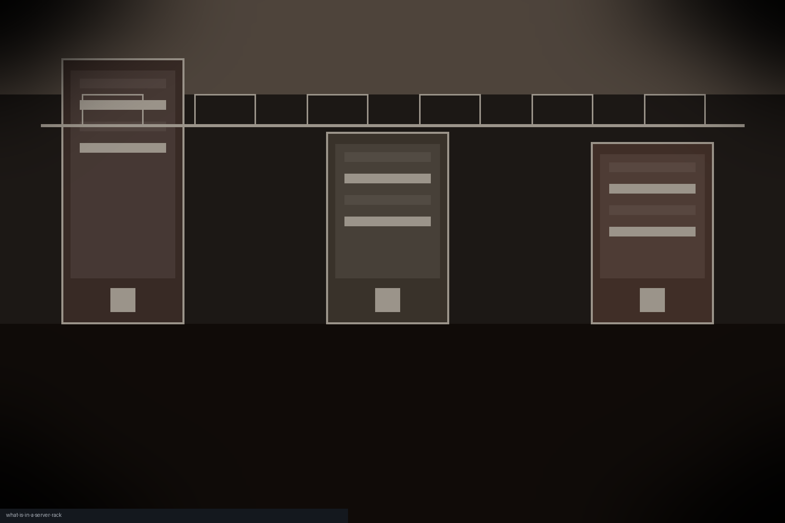 What Is In A Server Rack