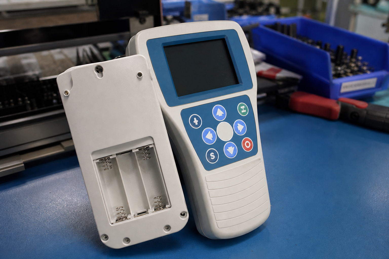 Handheld electronic enclosure with membrane keypad